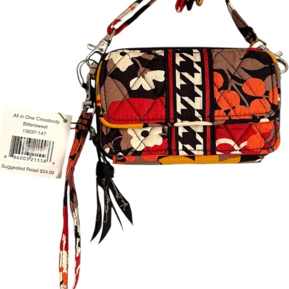 Vera Bradley Bittersweet Wallet Convertible Crossbody NWT - Picture 1 of 8